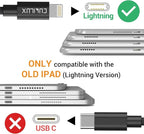 Cubilux Lightning Dual Headphone Splitter [Aluminum Case, Apple MFi Certified] Double 3.5mm Audio Jacks Splitter for 2 Earphones Compatible with iPhone 14 Pro Max 14 Plus/13/12/11/SE 2/Xr/Xs Max, iPad