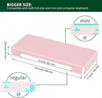 Acrylic Computer Keyboard Cover, Mechanical Keyboard Dust Cover PC Keyboard Cat Protector, Cat Keyboard Protector (1 Pack, Lightpink)