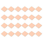 PATIKIL Copper Heatsink Pad Shims, 24 Pcs 20x20x1mm Copper Pad Shim IC Chipset GPU CPU Thermal Heatsink for Cooling Laptop Desktop Computer