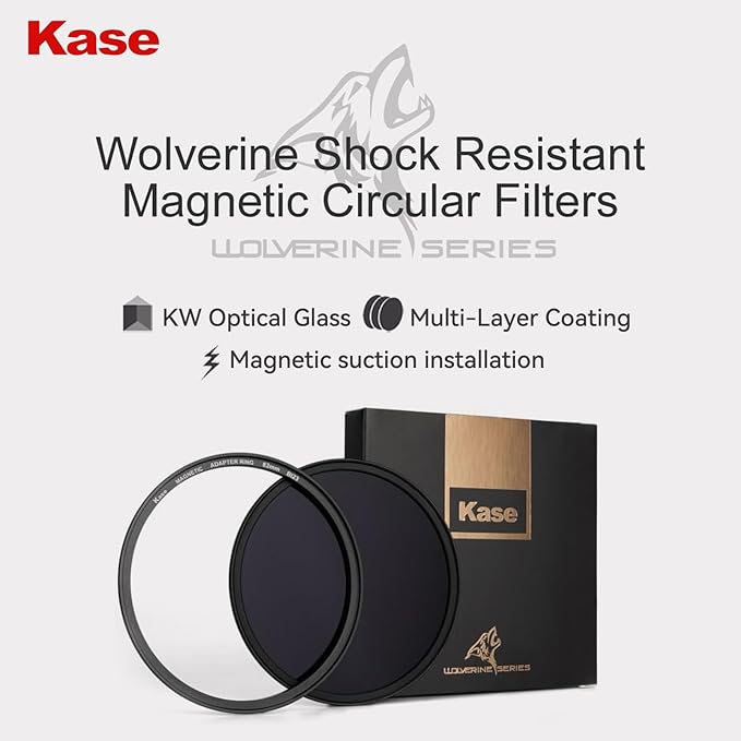 Kase Wolverine 95mm ND100000 16.5 Stop Magnetic Neutral Density Filters Incl Adapter