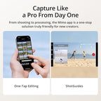 DJI Osmo Mobile 7P Gimbal Stabilizer for iPhone, Android, Native Tracking, Lighting, 3-Axis Phone Gimbal, Quick Launch, One-Tap Edit, Built-in Extension Rod & Tripod, 10hrs Use, Phone Charging