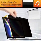 Mamol Magnetic Privacy Screen MacBook Pro 13 Inch (2012-2015), Removable Anti Blue Light Glare Filter Laptop Privacy Screen Protector with Camera Cover for Apple Mac 13'' Model (A1278,A1425, A1502)