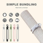 20pcs Data Cable Organizer, 2025 New Silicone Cable Ties Cable Management Organizer, 106mm Reusable Cord Organizer, Colorful Wire Organizers for Cords (20)