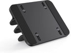 Dual Aluminum Vertical Laptop Stand Organizer, Sturdy Notebook Computer Holder Stand Compatible with New Liquid Retina XDR Apple MacBook Air/Pro, Mac mini and iPad Pro - Black