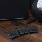 iKKEGOL Upgraded USB Triple Foot Pedal Switch Control 3 Three Key Footswitch Program Customized Computer Keyboard Mouse Game Action HID