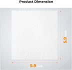 K&F CONCEPT 3 Pack Microfiber Cleaning Cloths, 6x6in Glasses Cleaning Cloths, Premium Camera Lens Cloth for Photography, Glasses, Screens & More