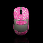 Grip Tape for Lamzu Atlantis Maya - Anti-Slip,Enhanced Control, Sweat Resistance,Improves FPS Gaming Grip & Mouse Protection [Pre-Cut] Printsteam Pink 0.5mm