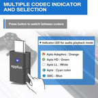 USB C Bluetooth Adapter for ps5/PS4, Dual Connection Wireless Audio Adapter Low Latency Dongle with 3.5 mm Analog Mic for PC, Mac, Phone