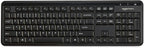 Amazon Basics 2.4GHz Wireless Keyboard and Mouse Combo, Quiet and Compact US Layout, Unifying USB Receiver, Black