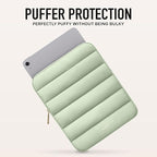Vandel - The Original Puffy iPad Sleeve 9-11 Inch Tablet Sleeve, Green i Pad Case for Women and Men, Cute iPad Air Pouch, 9 10 Inch, 11 Inch Bag