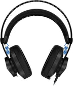 Lenovo Legion H300 Stereo Gaming Headset, Noise-Cancelling Mic, Memory Foam & PU Leather Earcups, Stainless Steel Headband, PC, PS4, Xbox One, Nintendo Switch, Mac, GXD0T69863, Black
