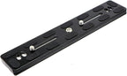 PU-200 200mm Universal Lengthened Quick Release Plate Slide Rail with D-Ring Screw for Tripod Ball Head DSLR Camera, Arca-Swiss Compatible