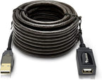 BlueRigger USB Extension Cable (32FT/10M, Long Active USB2.0 Extender, Male to Female Repeater, Data Transfer Cord)- for Game Consoles, Printer, Camera, Keyboard, Hard Drives