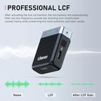 ULANZI AM18 Wireless Lavalier Microphone, Compact Mini Lapel Mic with 200m/656ft Range, Noise Cancellation, 20H Battery for DSLR Cameras, iPhone, Android, Live Streaming, Video