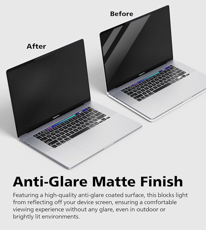 Anti Blue Light Matte Screen Protector for MacBook Air 13.3" (2018-2021 M1 | Anti-Glare | Reducing Eye Fatigue with Blue Light Blocking Filter
