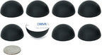 Silicone Speaker Isolation Feet (8-Pack, 1.25") – Non-Skid Adhesive Pads for Turntable, Subwoofer & Audio Equipment – Vibration Dampening, 20 Duro Rubber