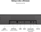 ULTIMEA 5.1ch Sound Bar with Dolby Atmos, Surround Sound System for TV, Sound Bar for Smart TV and Home Theater, App Control, TV Soundbar with Subwoofer, 2 Surround Speakers, HDMI eARC, Aura A50 Pro