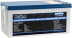 Weize 12V 200Ah LiFePO4 Lithium Battery, Built-in Smart BMS, 8000+ Deep Cycles, Low Temperature Protection Rechargable Battery Perfect for RV, Solar, Marine, Overland/Van, and Off Grid Applications