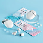 SpinFit CP1025- L/ML- Medical Grade Silicone Patented Ear Tips, Secure Fit and Supreme Comfort Fits MTW3, Galaxy Buds 2, Soundcore Space A40 & More (2 Pairs) (for Nozzle Diameter from 4-5.5mm)