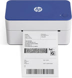 HP Shipping Label Printer, Commercial Grade Direct Thermal, Compact & Easy-to-use, High-Speed 300 DPI, Barcode, Compatible with, UPS, Ebay, ShipStation More, HPKE103, 7.9''x 4.6'' x 4.7'', white