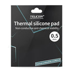 Thermal Pad 14.8 W/mK, 120x120x0.5mm, Non Conductive Heat Resistance High Temperature Resistance, Silicone Thermal Pads for Laptop Heatsink GPU CPU LED Cooler (0.5mm)