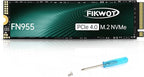 FN955 1TB NVMe SSD M.2 2280 PCIe Gen4x4, Up to 7300MB/s, 3D NAND TLC Flash Internal Solid State Drive, Configure SLC Cache, Storage and Memory Expansion for PS5 Laptop Desktop