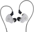 YINYOO KBEAR KS1 in Ear Monitor Bass Earbuds Wired Earbuds,Clear Sound Stereo Headphones, Vocals Forwards High Resolution Noise Canceling Earphones, Dual Magnectic Circuit Dynamic Detachable Cable
