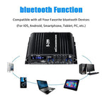 4.1 Channel Bluetooth 5.0 Mini Audio Amplifier Receiver, 4×50 W + Active Subwoofer SUB Jack Output – Hi‑Fi Car & Home Amplifier for Speaker