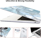 Compatible with 2021 2020 MacBook Air 13 inch Case M1 A2337 A2179 A1932 2018 2019 Release, Pattern Plastic Hard Shell Case & Keyboard Cover for Mac Air 13.3 Touch ID, Tin Foil Butterfly