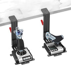 Hikig Desk Mount for Joystick and HOTAS - Compatible With Logitech X52/X52 Pro/X56/X56 Rhino, Thrustmaster T. Flight/T.16000M FCS/TCA Officer Pack Airbus Edition, VKB - 2 Pack