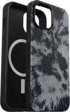 OtterBox iPhone 16e, 15, 14, & 13 Symmetry Series Case - Burnout Sky (Black), Snaps to MagSafe, Ultra-Sleek, Raised Edges Protect Camera & Screen