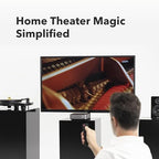 WiiM Amp: Multiroom Streaming Amplifier | Compatible with AirPlay, Google Cast, Alexa | HDMI, Voice Control | Stream from Spotify, Amazon Music, Tidal & More | Silver
