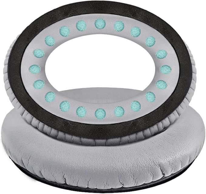 QOQOON Professional Headphone Replacement Ear Pads for Bose QuietComfort 35 QC 2 15 25 Earpads Cushion for QC2 QC15 QC25 SoundTrue SoundLink Around-Ear Headphones Ear Pads with Memory Foam (Grey)