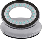 Professional Headphone Replacement Ear Pads for Bose QuietComfort 35 QC 2 15 25 Earpads Cushion for QC2 QC15 QC25 SoundTrue SoundLink Around-Ear Headphones (QC35/35ii, Silver Cushion + Grey Mat)