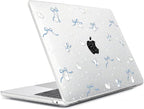 for 2025 2024 2023 2022 MacBook Air 13 inch Case M4 A3240 M3 A3113 M2 A2681 with Touch ID& 13.6" Liquid Retina Display, Plastic Hard Shell&Keyboard Cover&Screen Film&Webcam Cover, Bunny-B