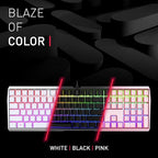 Cherry MX Board 3.0 S Wired Gamer Mechanical Keyboard with Aluminum Housing - MX Red Switches (Slight Clicky) for Gaming and Office - Customizable RGB Backlighting - Full Size - Black
