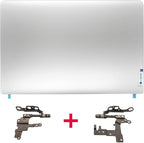 Replacement LCD Cover Back with Bezel with Hings for Lenovo Ideapad 1-15ADA7 82R1 82U4 1 15AMN7 82VG 82X5 1 15ALC7 82R4 Series Laptop Rear Case Top Lid 5CB1M48453 5CB1F36621 5B30S19034