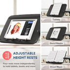LEVO G2 V16 Mobile Laptop Stand Desk Rolling Cart with Phone Holder and Mouse Tray