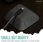 Smartish® Magnetic Cord Holder - Cable Wrangler Organizer with Magnet Clips for Charger Management on Desktop, Nightstand, or Side Table for All Cables, USB-C, Lightning Cables - No 2 Pencil Gray