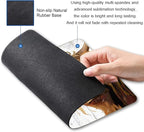 Floral Mouse Pad, Cute Flowers Mouse Pad, Square Mouse Mat Waterproof Mousepad Non-Slip Rubber Base Mouse Pads for Office Laptop Women, Cow