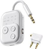 Bluetooth Wireless Transmitter/Receiver Adapter,Supports 2 Headphones，2-in-1 Bluetooth Transmitter Receive with aptX Low Latency,3.5mm Aux Audio Jack Adapter for Airplane/Gym/Car Home Stereo System
