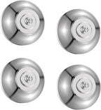 Audiocrast IF4021S HiFi Speaker Isolation Feet Pads 4PCs Stainless Steel 40x21mm Silver Speaker Shock Absorber Vibration Dampener Floor Protector for Audio Subwoofer CD DVD Amplifier Turntable DAC