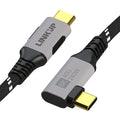 LINKUP USB 4.0 USB C to USB C Cable | Thunderbolt 4/3 Compatible | Type C Charger for MacBook and iPhone | 240W Fast Charging | 40Gbps Data Transfer | 8K@60Hz Display Cord | Use with all USB C devices