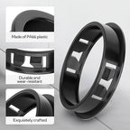 5PCS 3-9/16" Black Cable Snap Bushing Grommet, Snap in Cord Bushing Protect Cables