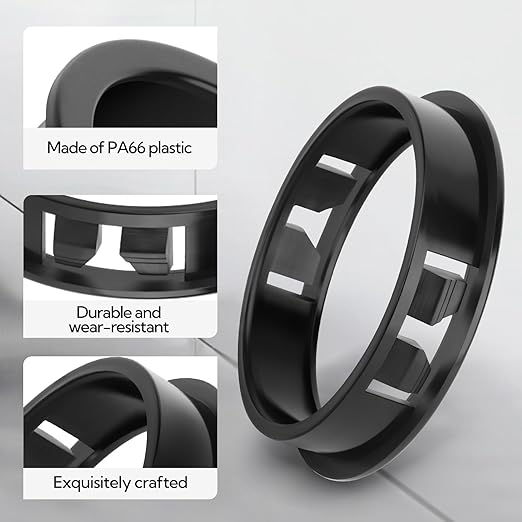 5PCS 3-9/16" Black Cable Snap Bushing Grommet, Snap in Cord Bushing Protect Cables
