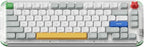 nuphy Kick75 Low Profile Keyboard with Volume Knob,75% Hot Swappable Custom Wireless Mechanical Keyboard,80 Keys RGB Backlit with PBT Keycaps,BT/2.4G/USB-C (Brown Nano Switch)