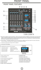 Singtronic KJ-5000Mix Professional Karaoke Console Mixer | HDMI ARC, Optical, Bluetooth, USB Recording, 8-Band EQ, Anti-Feedback, BBE DSP Processor, Rack-Mountable DJ/KJ Mixer