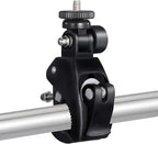 Camera Super Clamp with 1/4"- 20 Threaded Head Compatible for LCD Monitor,DSLR Cameras,DV,Flash Light,Studio Backdrop,Bike, Microphone Stands, Music Stands,Tripod, Motorcycle,Rod Bar