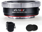 VILTROX EF-L Pro Auto Focus Lens Mount Adapter With Security Lock for Canon EF/EF-S to L Mount Camera - Compatible With Leica SL2, Lumix S1 S1H S5, Sigma fp L - Ideal for Large Lenses