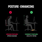 Adjustable Under Desk Foot Stool - Ergonomic Foot Rest with 7 Angles - Natural